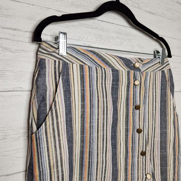 Altar'd State NWT Size Large Striped Multi-Colored Mini Skirt - Picture 2 of 11